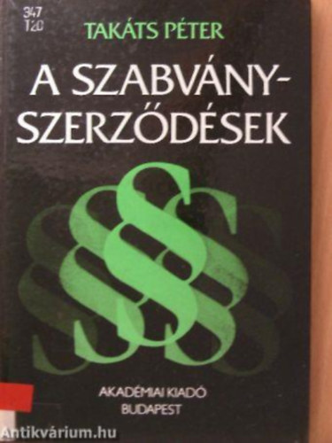 Tak�ts P�ter - A szabv�nyszerz�d�sek