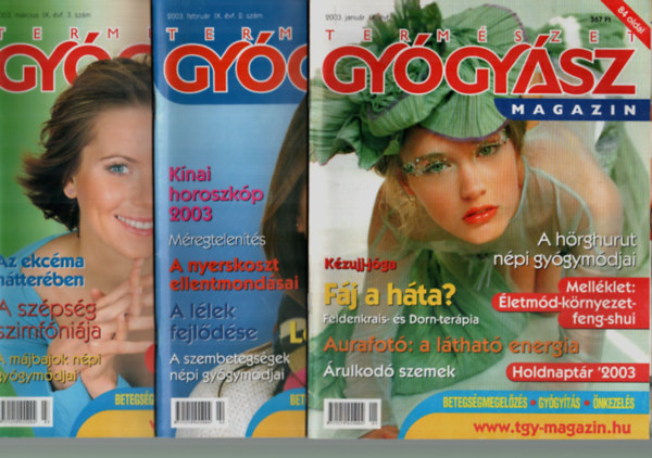 dr Grgei Katalin - Termszetgygysz magazin 2003/1-12. (teljes vfolyam szmonknt.)