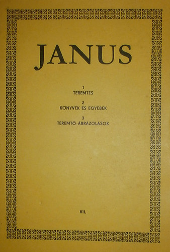 Hor�nyi �zs�b  (szerk.) - Janus VII.