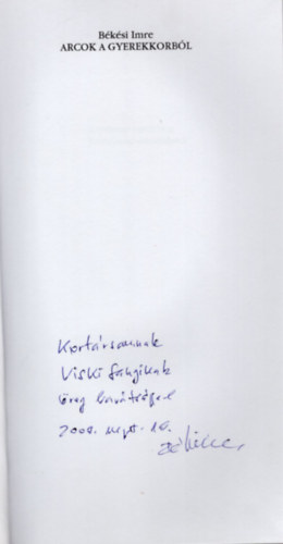 Bksi Imre - Arcok a gyerekkorbl- dediklt