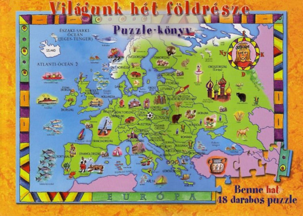 Jennifer Mappin - Vil�gunk h�t f�ldr�sze - Puzzle-k�nyv