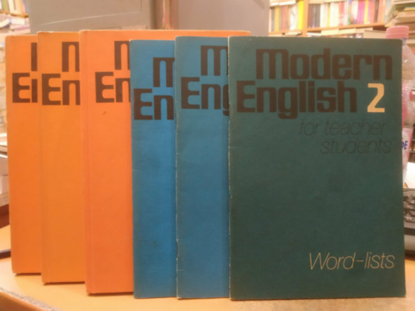 Volk und Wissen Verlag - 6 db Modern English: Modern English 2-4 for teacher students + Word-lists 2-4