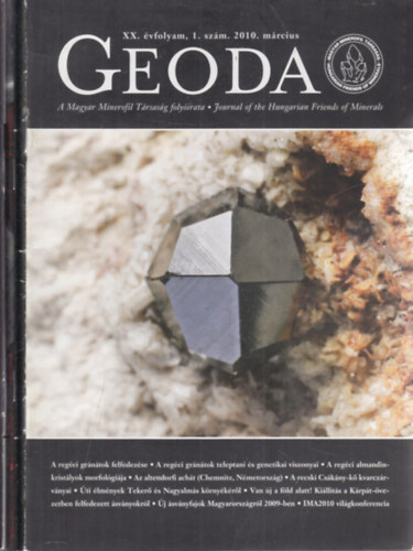 Geoda folyirat 2010/1-3. (teljes vfolyam, 3 db. lapszm)- A Magyar Minerofil Trsasg folyirata