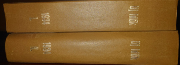 Az �j id�k teljes 1934-es �vfolyama 2 k�tetbe k�tve