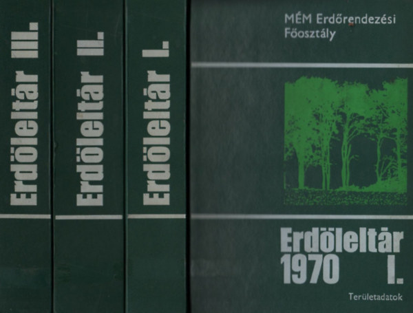 Rakonczay Zoltn   (szerk.) - Erdleltr 1970 I-III.