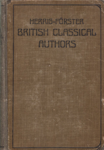 L. Herrig Max F�rster - British classical authors with biographical notices