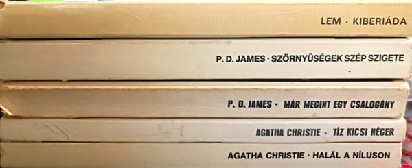 P. D. James, Stanislaw Lem Agatha Christie - Sz�rakoztat� irodalmi k�nyvcsomag