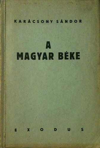 Karcsony Sndor - A magyar bke