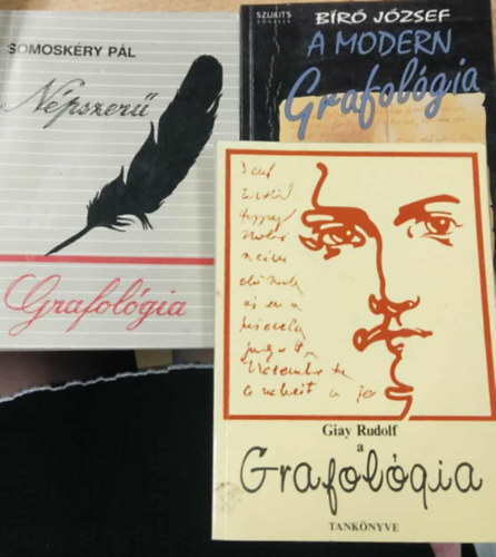 Bíró József, Somoskéry Pál, Bendetz Móric Giay Rudolf - Grafológia könyvcsomag (4 könyv): A grafológia tankönyve + A modern grafológia + Népszerű grafológia + A grafológia könyve