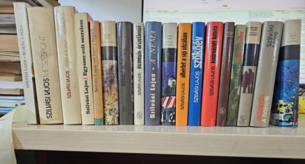 Szilvási Lajos - 18 db Szilvási Lajos könyv, KÖNYVMENTŐ AJÁNLAT: Bujkál a hold+ Metszéspont+ Kinek a sorsa?- Vízválasztó+ Egyszer-volt szerelem+ Ott fenn a hegyen+ Appassionata+ Légszomj+ És mégis őrizetlenül+ A néma+ Lélekharang+ Albérlet a Síp ut