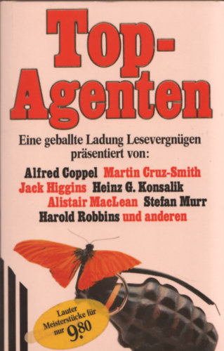 Martin Cruz-Smith, Jack Higgins, Heinz G. Konsalik, Alistair MacLean, Stefan Murr, Harold Robbins Alfred Coppel - Top-Agenten