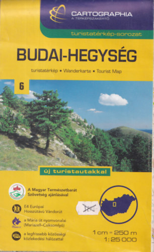 Budai-hegysg turistatrkp 1:25 000 (Cartographia turistatrkp-sorozat 6.)