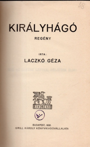Laczk Gza - Kirlyhg