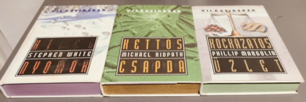 Phillip Margolin, Michael Ridpath Stephen White - Vil�gsikerek krimik: Hideg nyomok + Kock�zatos �zlet + Kett�s csapda (3db)