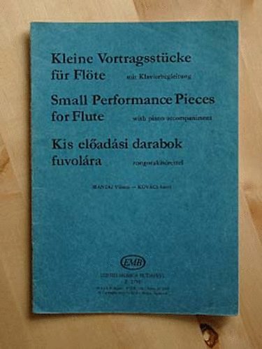 Var. - Kis előadási darabok fuvolára