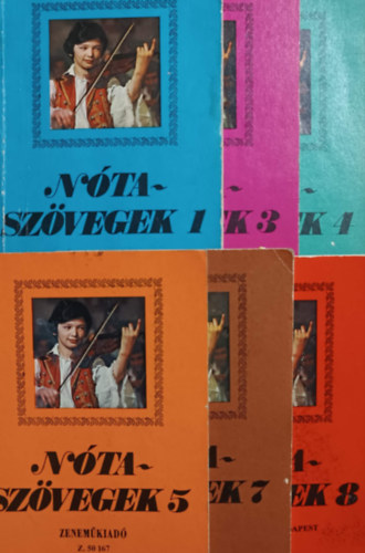 Leszler Jzsef  (vlogatta) - Ntaszvegek - 1, 3, 4, 5, 7, 8 (6 ktet)