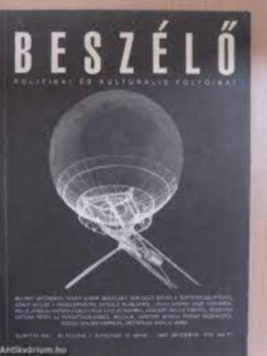 Beszl Politikai s Kulturlis Folyirat III.folyam, II.vfolyam 12.szm. 1997. december