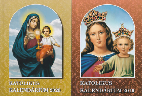 Czoborczy Bence  (szerk.) - 2 db Katolikus Kalendrium 2019 , 2020