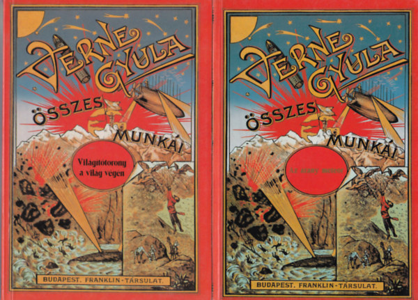 Verne Gyula - 2 db Verne Gyula: A Világítótorony a világ végén, Az arany meteor.