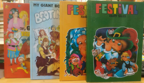 Isabel Uruena - 4 db Nagyalak� mesek�nyv: Festival Fairy Tales Collection 1-2 (I-II.); My Giant Book of Bedtime Stories; My Giant Book of Fairy Stories