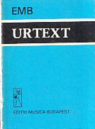 EMB Urtext - Die Urtextserie des Verlags Editio Musica Budapest (minikönyv)