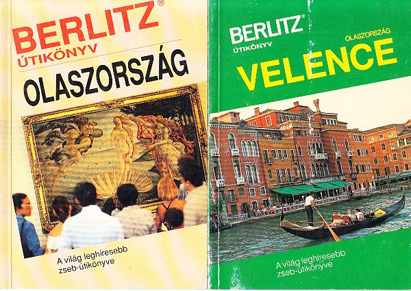 2 db Berlitz �tik�nyv: Olaszorsz�g + Velence