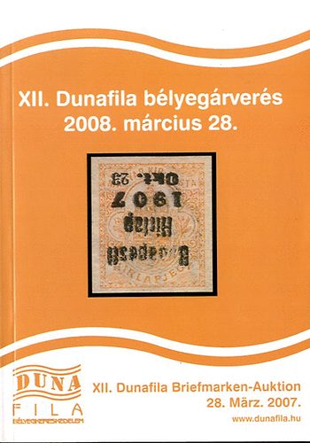 XII. Dunafila blyegrvers  2008. mrcius 28.