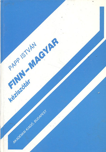 Papp Istv�n - Finn-magyar sz�t�r