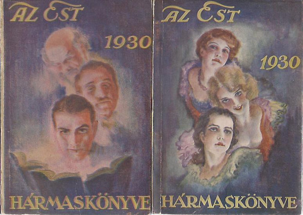 Az Est h�rmas k�nyve 1930 I.-II. ( A n� k�nyve, A f�rfi k�nyve)