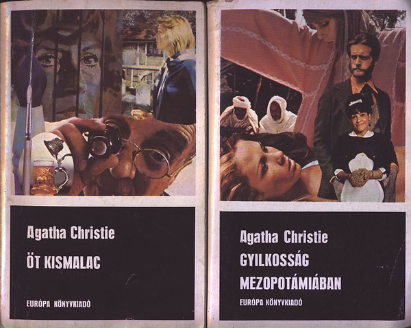 Agatha Christie - 2 db. klasszikus krimi (Öt kismalac + Gyilkosság Mezopotámiában)