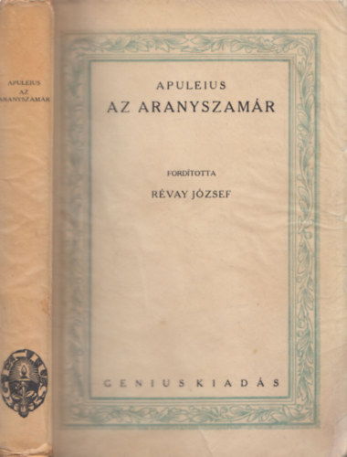 Apuleius - Az aranyszamár (Nagy írók - Nagy írások) (számozott)