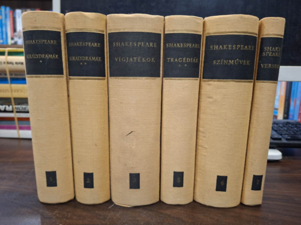 William Shakespeare - Shakespeare összes művei I-VII. (hiányzik a IV. kötet)