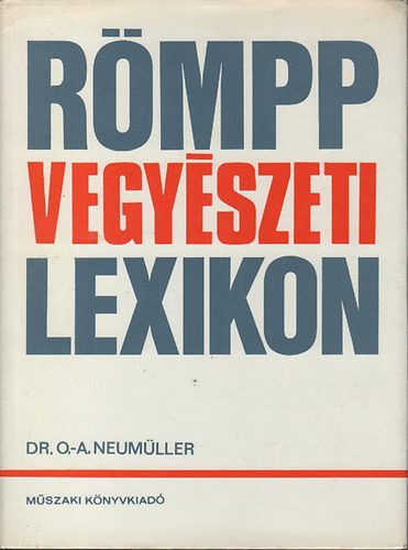 Otto-Albrecht dr. Neumller - Rmpp vegyszeti lexikon 4. (Q-ZS)
