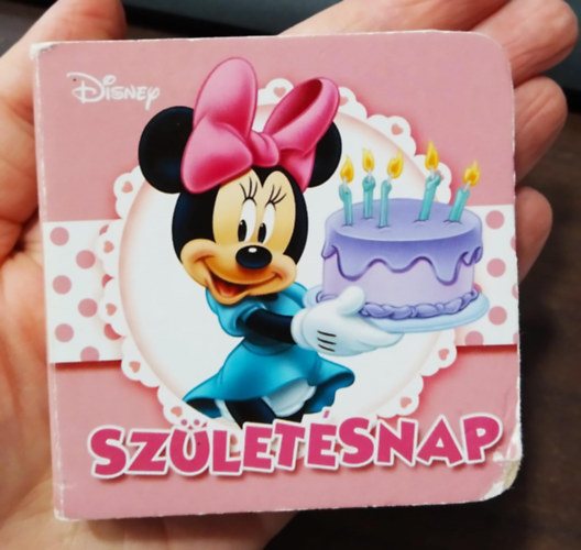Szletsnap - Disney mese (7 x 7 cm kemnytbls, kihajthat)