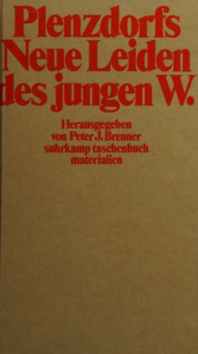 Plenzdorfs Neue Leiden des jungen W.