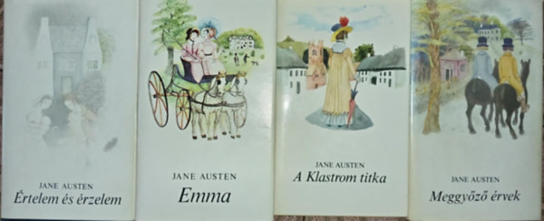 Jane Austen - (4db) JAne Austen knyvcsomag: rtelem s rzelem / Emma / A Klastrom titka / Meggyz rvek