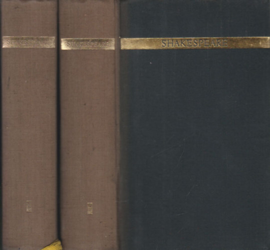 Szerző William Shakespeare Fordító Babits Mihály Devecseri Gábor Arany János Áprily Lajos - Shakespeare összes művei 1-2 I.: Versek, királydrámák, vígjátékok/II.: Tragédiák, színművek
