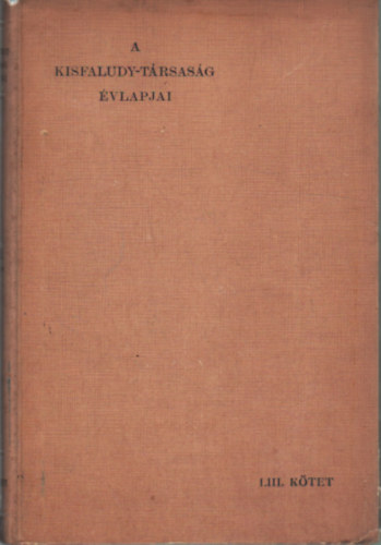 A Kisfaludy -Trsasg vlapjai 53. ktet 1920-1921.