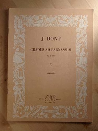 Jacob Dont - Gradus ad Parnassum Op. 38 A/B II. f�zet