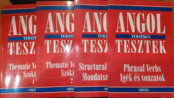Mariusz Misztal Daniel Blackman - 4 db Angol tematikus tesztek: Phrasal Verbs (Ig�k �s vonzatok) + Structural Conversion (Mondatszerkezetek) + Thematic Vocabulary 1-2. (Sz�kincs)