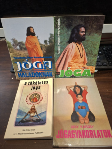 Swami Maheshwarananda, Dely Károly A. C. Bhaktivedanta Swami Prabhupáda - Jóga könyvcsomag (4db): A tökéletes jóga, Jóga, Jógagyakorlatok, Jóga haladóknak