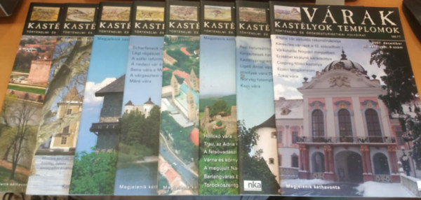 K�sa P�l  (szerk.) - 8 db V�rak, kast�lyok, templomok - T�rt�nelmi �s �r�ks�gturisztikai foly�irat