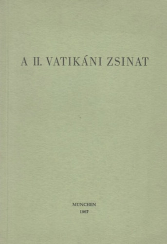 . - A II. vatik�ni zsinat