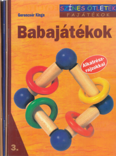 4 db Sz�nes �tletek: Babaj�t�kok + �p�t�idomok + Farsangi pap�r �larcok + Fa�llatk�k