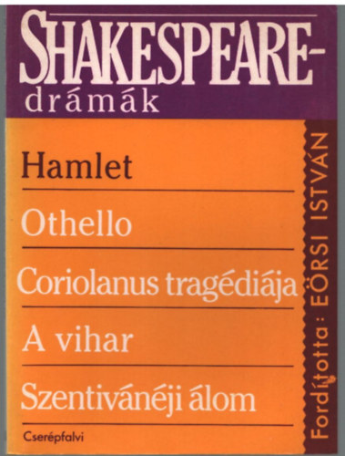 Ersi Istvn ford. - Shakespeara - drmk - Hamlet