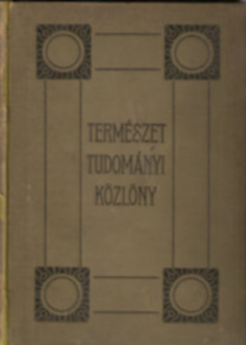 DR. ilosvay-Dr. Gombocz-Szabó - Természettudományi közlöny 1935