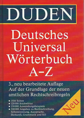 Dudenverlag - Duden: Deutsches universal-wrterbuch A-Z