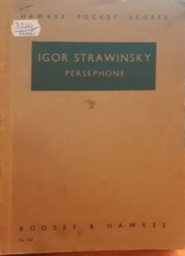 Igor Strawinsky - Perséphoné