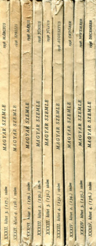 Szekfű Gyula (Szerk.) - 9db Magyar Szemle 1938. (127, 128, 129, 130, 131, 132, 134, 135, 136. szám)