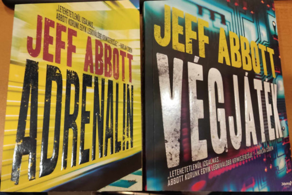 Jeff Abbott - 2 db Sam Capra: Adrenalin + Vgjtk